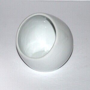 BIA Cordon Bleu Salt Cellar Tilted Bowl Box open top white ceramic